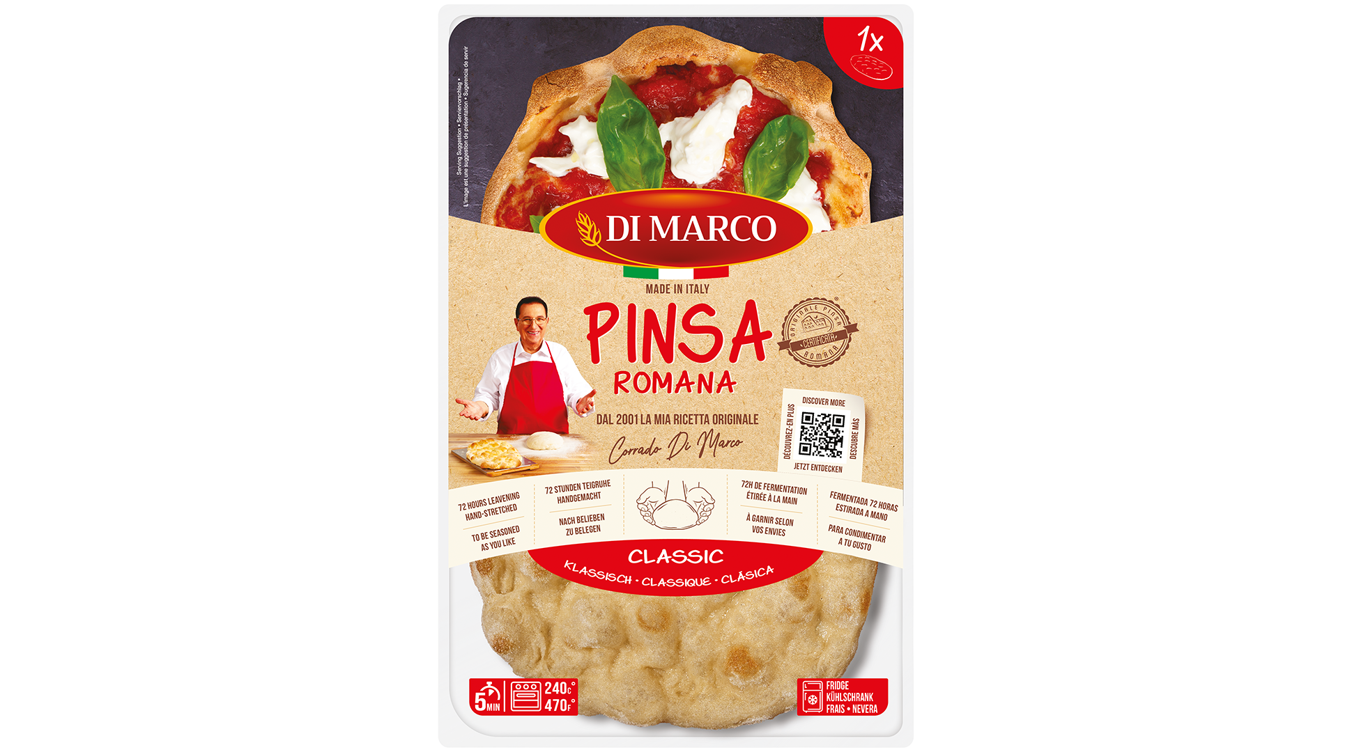 Pinsa Romana Classic refrigerated 1er Pack